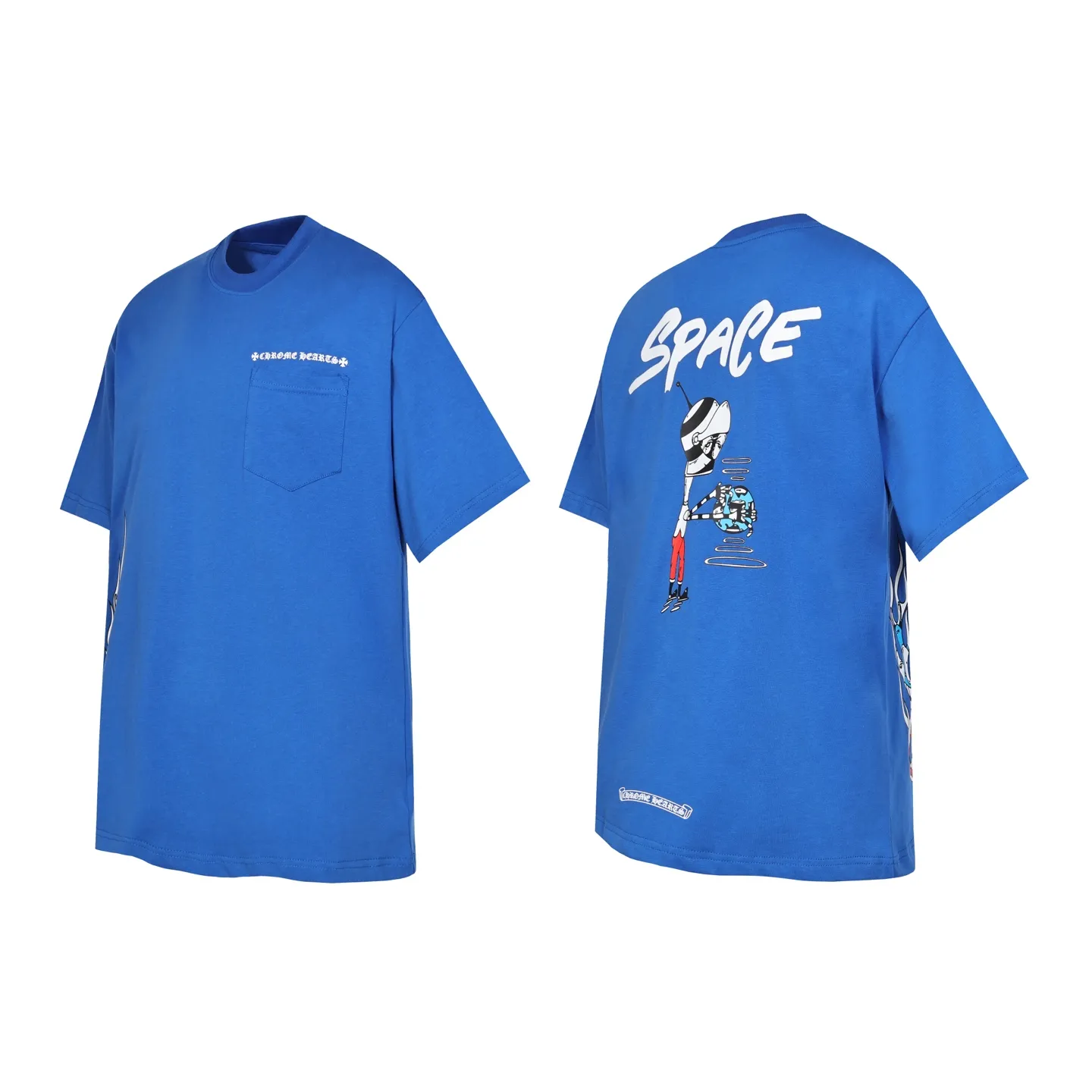 P150 cross-border limited edition, please do not place an order if you are pursuing quality -Chrome Hearts/Chrome Heart Graffiti✍️Spoof short-sleeved T-shirts -High weight, high density and high quality. The wool is soft, delicate and skin-friendly. It feels soft and silky. It has excellent warmth and skin-friendly properties.
